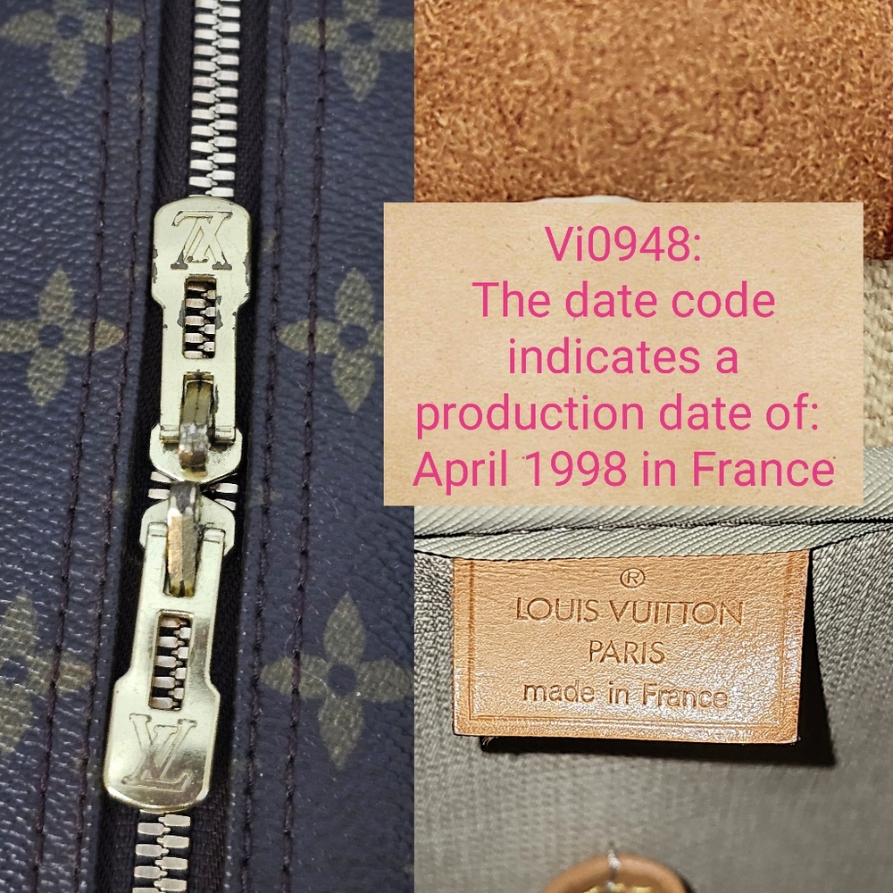 Authetic Louis Vuitton Deauville Brown Monogram - Picture 12 of 15